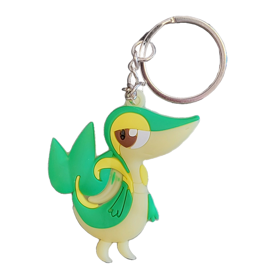 Silicone Keychain Snivy