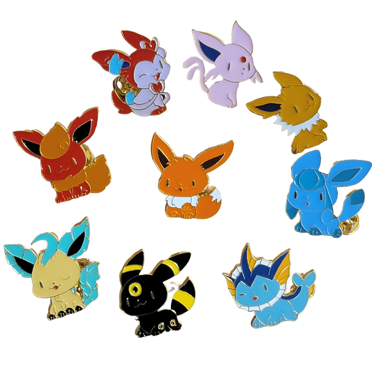 Eevee Evolution Enamel Pins