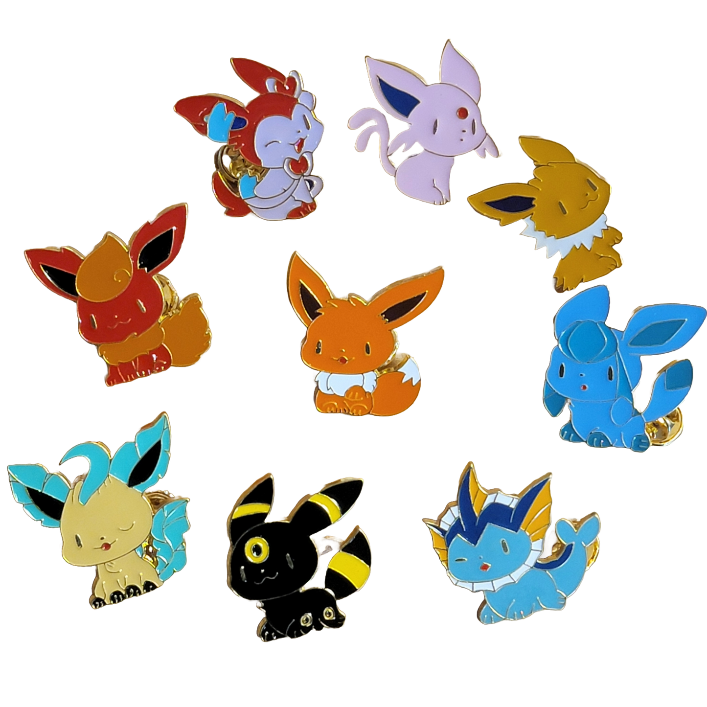 Eevee Evolution Enamel Pins