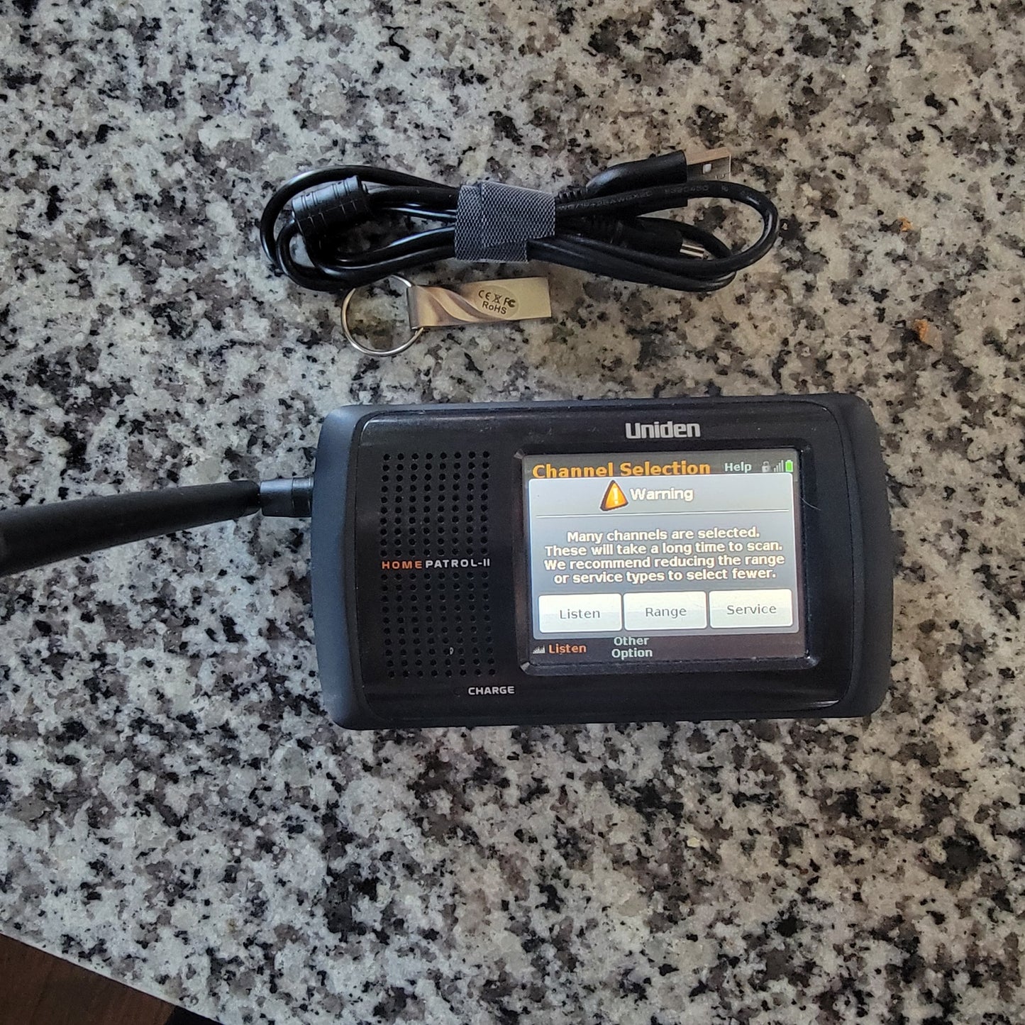 Uniden HomePatrol 2 II Touchscreen