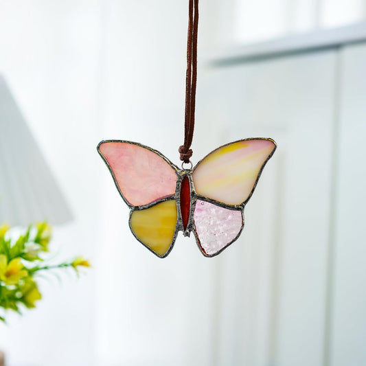 Stained Glass Butterfly Suncatcher