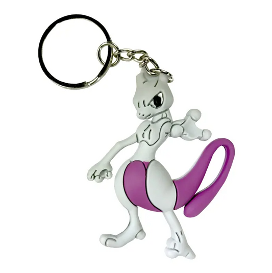 Silicone Keychain Mewtwo