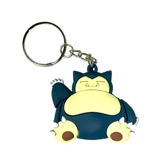 Silicone Keychain Snorlax