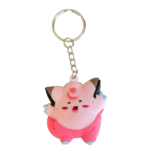 Silicone Keychain Clefairy