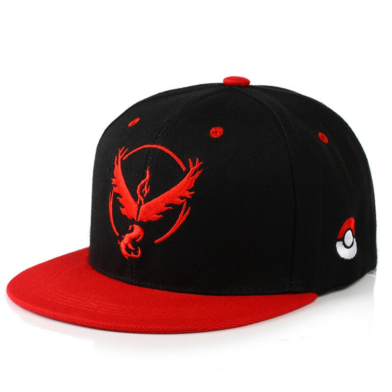 Pokémon Go Embroidered Cap Team Valor Snapback Style Hat