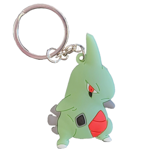 Silicone Keychain Larvitar