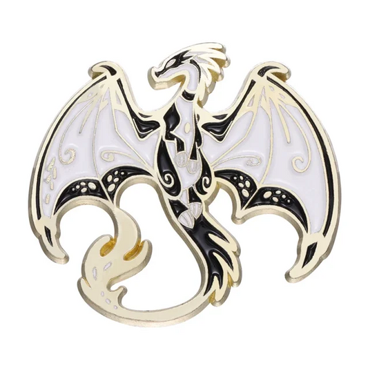 Sky Dragon Enamel Pin Metal Gothic Style Brooch