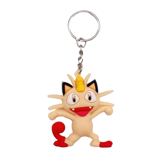 Silicone Keychain Meowth