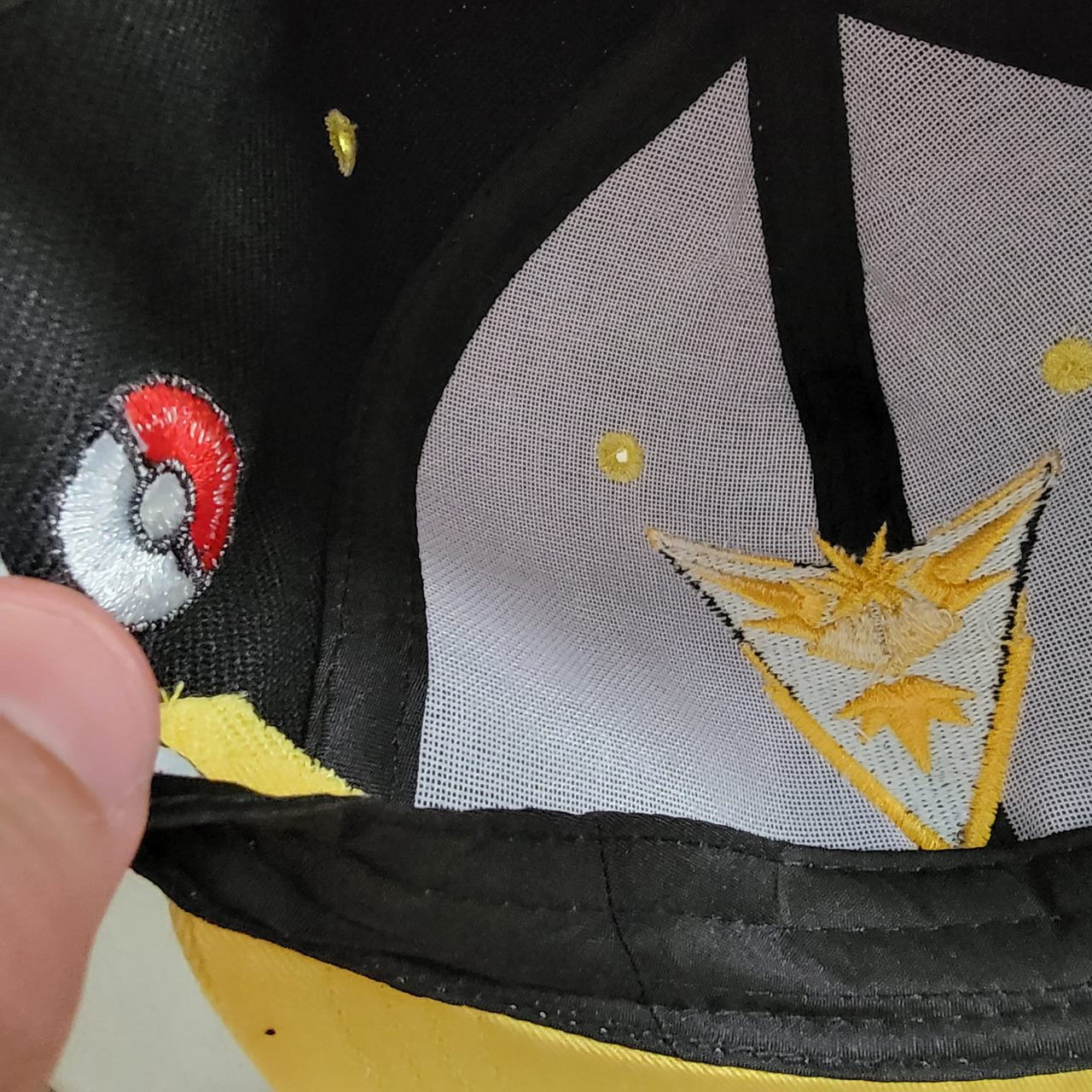 Pokémon Go Embroidered Cap Team Instinct Snapback Style Hat