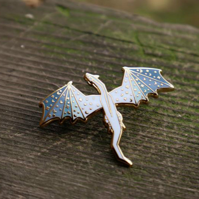 Fire & Ice Dragon Enamel Pins