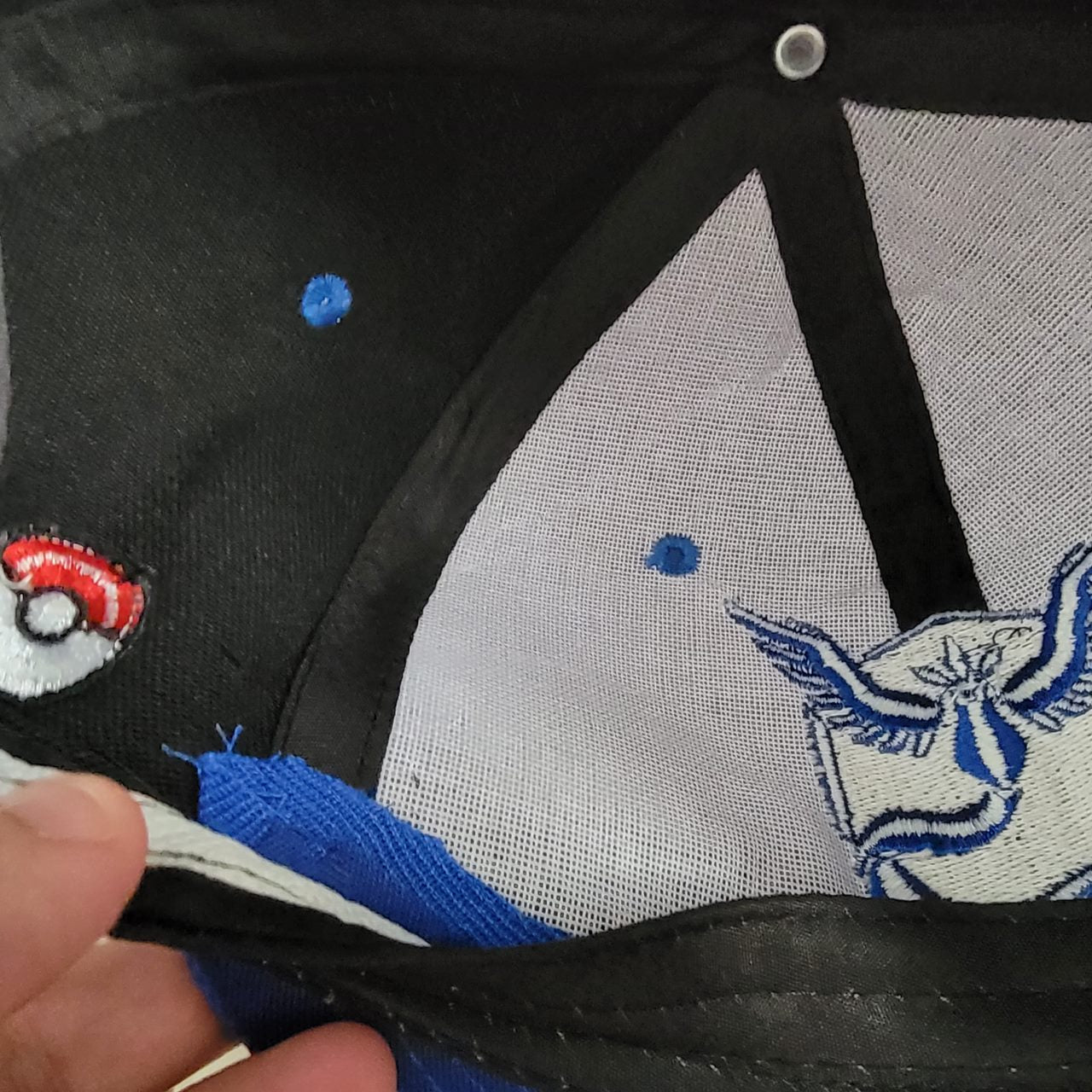 Pokémon Go Embroidered Cap Team Mystic Snapback Style Hat