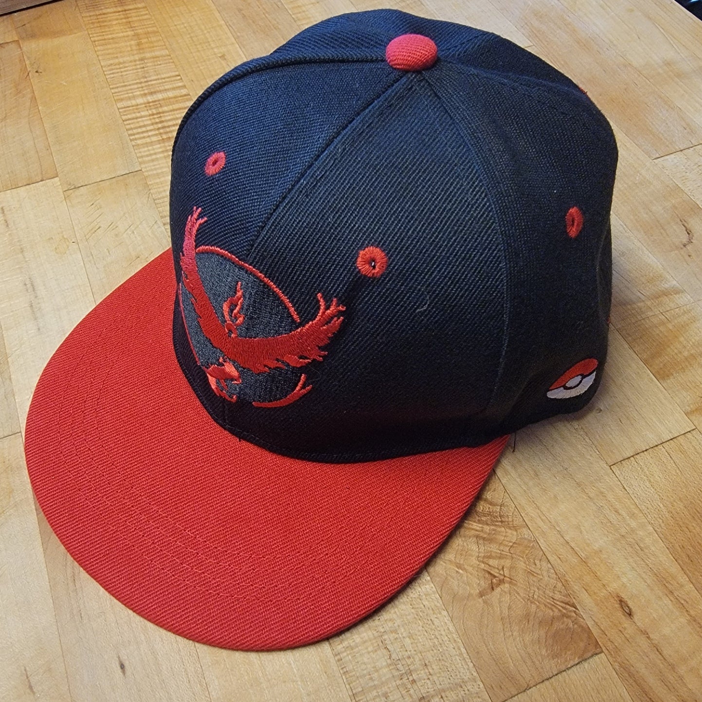 Pokémon Go Embroidered Cap Team Valor Snapback Style Hat