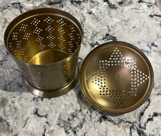 Opalhouse Multi-Purpose Antique Brass Finish Canister