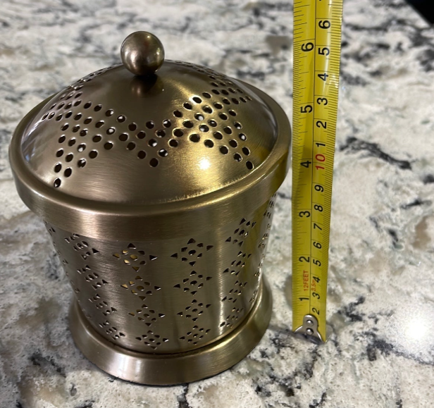 Opalhouse Multi-Purpose Antique Brass Finish Canister